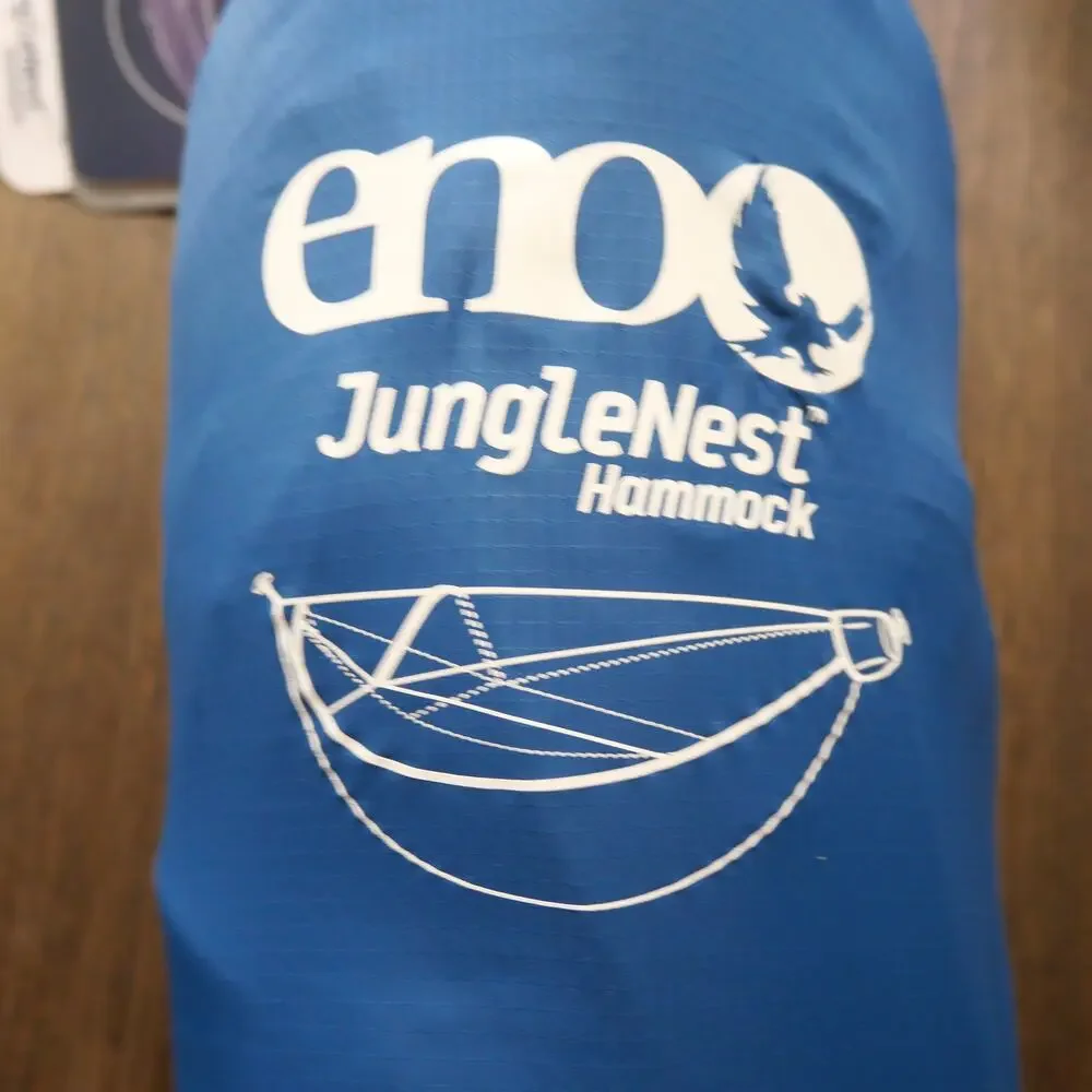 NEW ENO Eagles Nest Outfitters JungleNest Hammock + Bug Net Pacific Blue